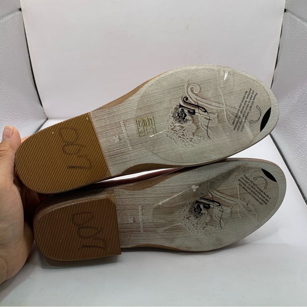 FREE PEOPLE Mont Blanc Women's Slide Cut out Shoes distressed38 US 8 - Picture 7 of 8